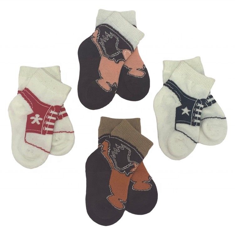 Épaisseur standard personnalisée pour bébé garçons chaudes chaussettes longues Autres méthodes d'impression pour enfants